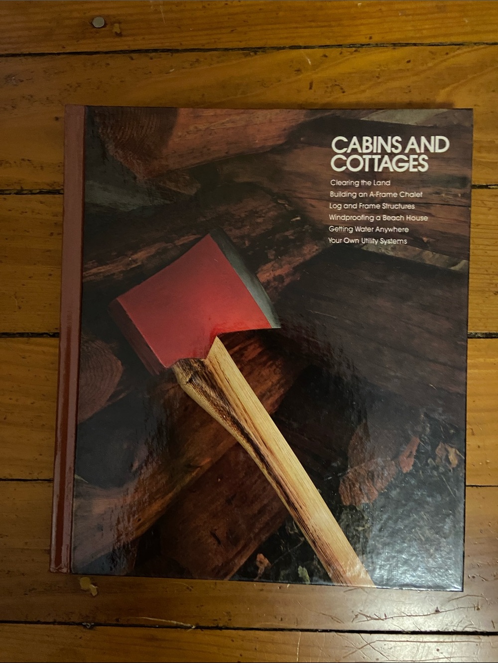 70s How to build Cabins Cottages cottage cabin DIY Coffee Table Book house home